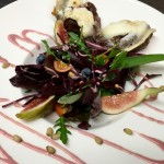 Salade gerookte duivenborst